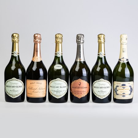 ASSORTMENT OF BILLECART SALMON CHAMPAGNE