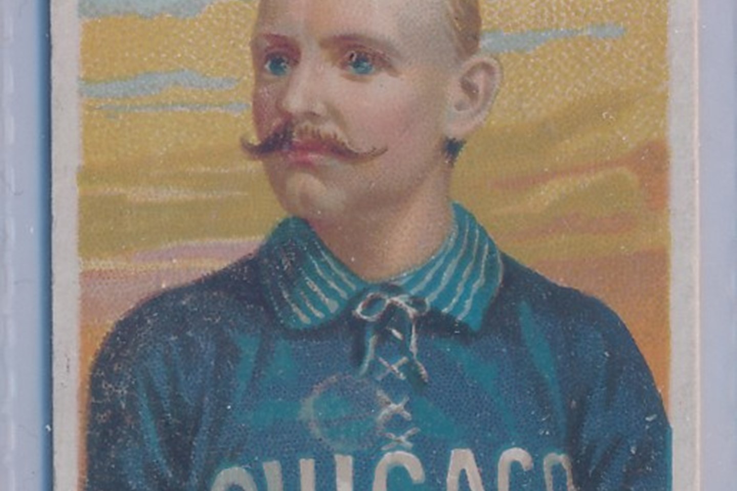 Goodwin & Co, 1888 'Anson 1st base Chicago' trade card, sold for £3,800 in 2023